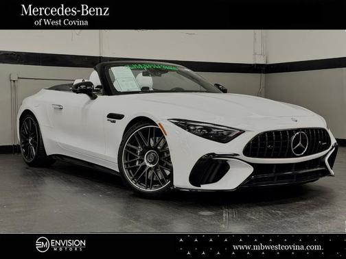 MANUFAKTUR Moonlight White Metallic 2024 Mercedes-Benz AMG SL 63 Base