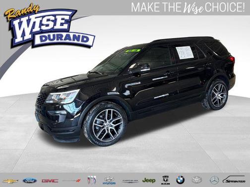 SHADOW BLACK 2018 Ford Explorer Sport