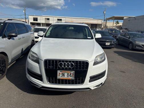 Glacier White 2015 Audi Q7 3.0T Premium Plus