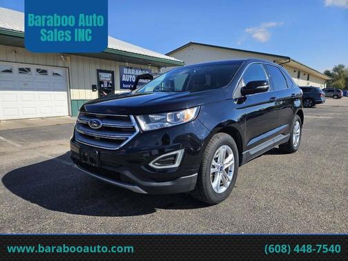 Shadow Black 2018 Ford Edge SEL