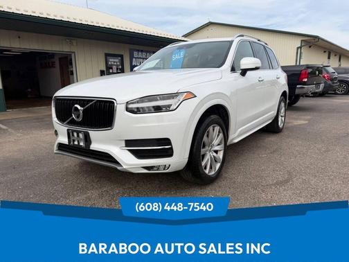 Crystal White Pearl Metallic 2017 Volvo XC90 T6 Momentum