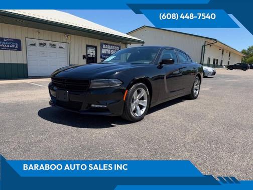 Pitch Black Clearcoat 2017 Dodge Charger SXT