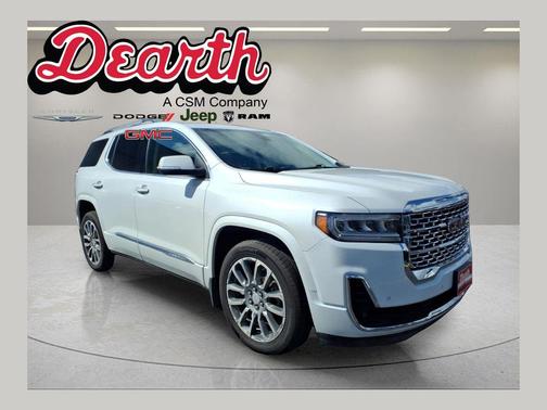 White 2023 GMC Acadia Denali