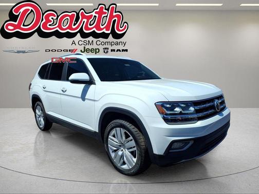 Pure White 2019 Volkswagen Atlas 3.6L SEL
