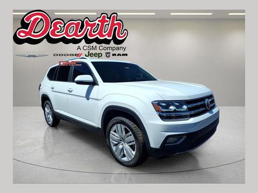 Pure White 2019 Volkswagen Atlas 3.6L SEL