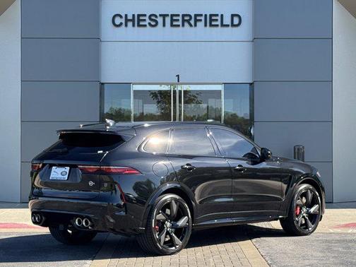 Santorini Black Metallic 2024 Jaguar F-PACE SVR P550 AWD Automatic