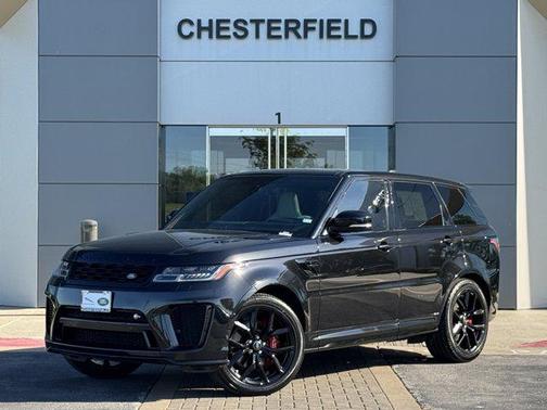 Santorini Black Metallic 2022 Land Rover Range Rover Sport SVR