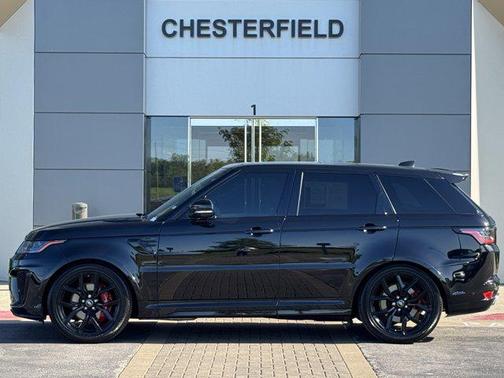 Santorini Black Metallic 2022 Land Rover Range Rover Sport SVR