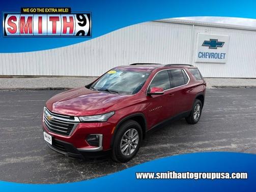 Radiant Red Tintcoat 2023 Chevrolet Traverse LT Cloth