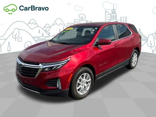 Cherry Red Tintcoat 2022 Chevrolet Equinox LT