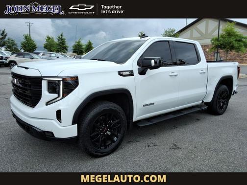 Summit White 2025 GMC Sierra 1500 Elevation