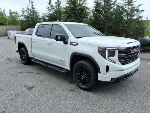 Summit White 2025 GMC Sierra 1500 Elevation