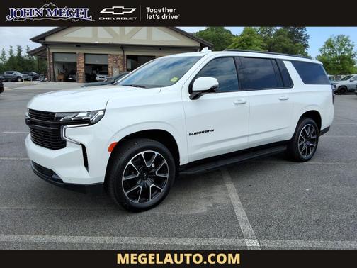 Summit White 2024 Chevrolet Suburban RST
