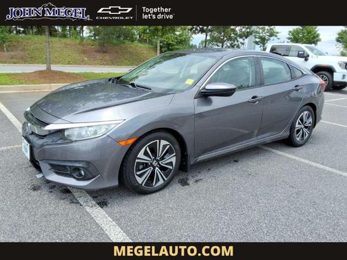 Modern Steel Metallic 2017 Honda Civic EX-L