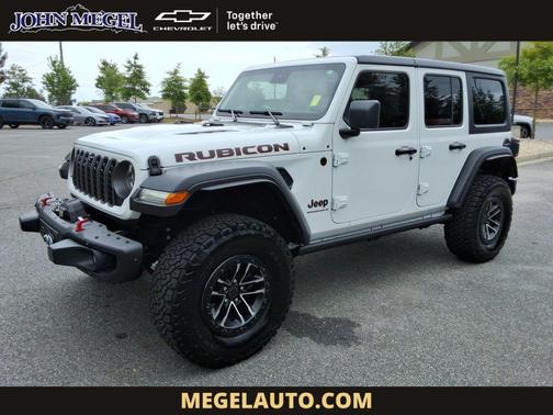 Bright White Clearcoat 2024 Jeep Wrangler Rubicon