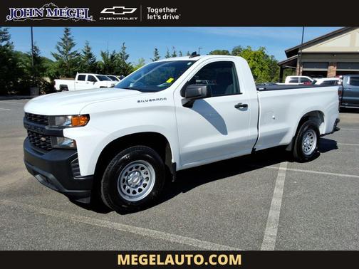 Summit White 2021 Chevrolet Silverado 1500 Base