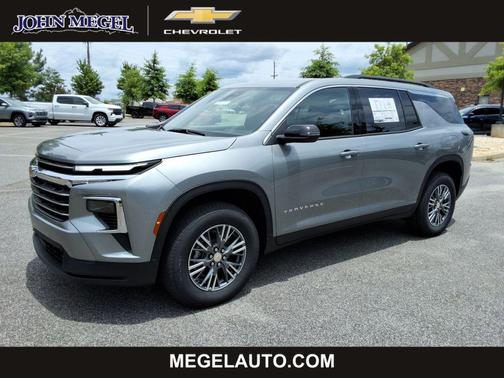 Sterling Gray Metallic 2026 Chevrolet Traverse LT