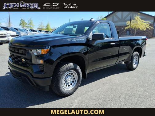 Black 2026 Chevrolet Silverado 1500 Base