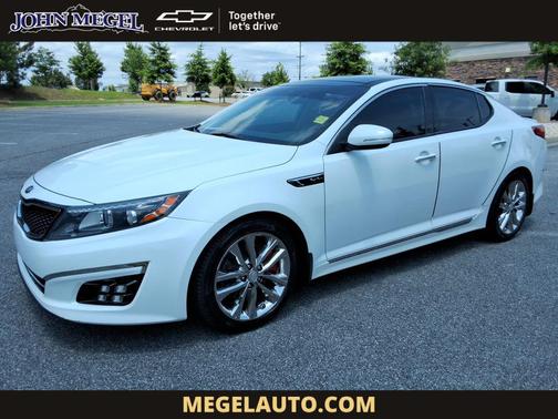 Snow White Pearl 2014 Kia Optima SXL Turbo