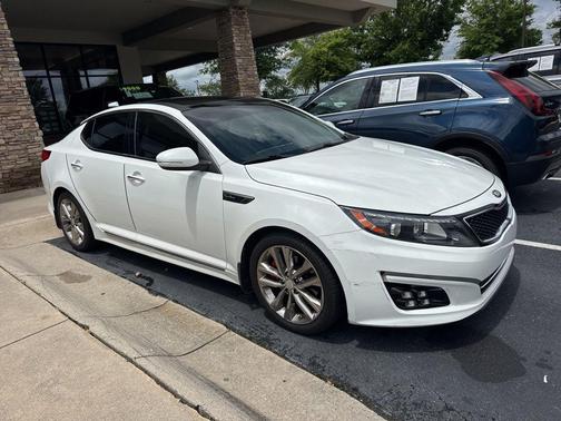 Snow White Pearl 2014 Kia Optima SXL Turbo