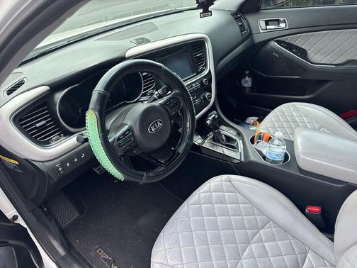 Snow White Pearl 2014 Kia Optima SXL Turbo