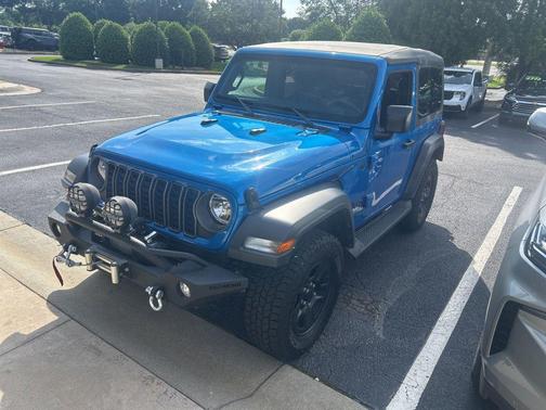Hydro Blue Pearlcoat 2025 Jeep Wrangler Sport