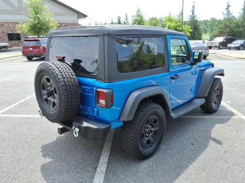 Hydro Blue Pearlcoat 2025 Jeep Wrangler Sport