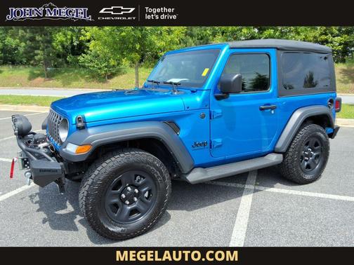 Hydro Blue Pearlcoat 2025 Jeep Wrangler Sport