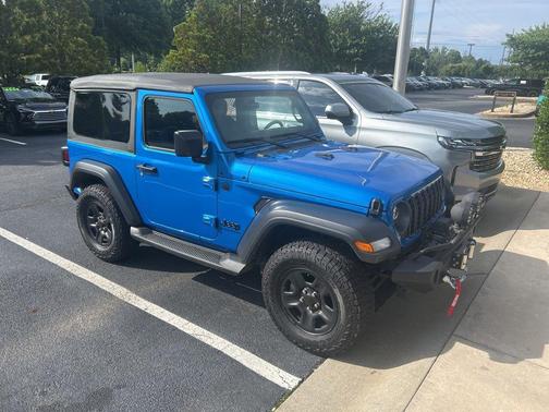 Hydro Blue Pearlcoat 2025 Jeep Wrangler Sport