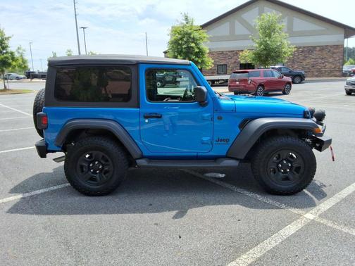 Hydro Blue Pearlcoat 2025 Jeep Wrangler Sport