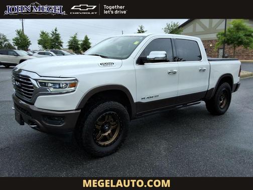 Ivory White Tri-Coat Pearlcoat 2020 RAM 1500 Longhorn