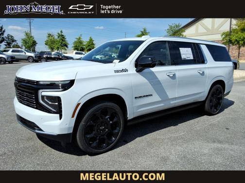 Polar White Tricoat 2026 Chevrolet Suburban High Country