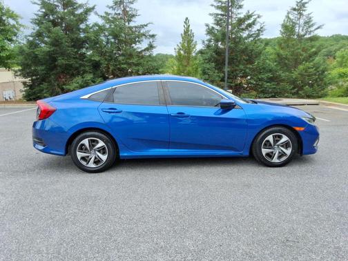 Aegean Blue Metallic 2019 Honda Civic LX