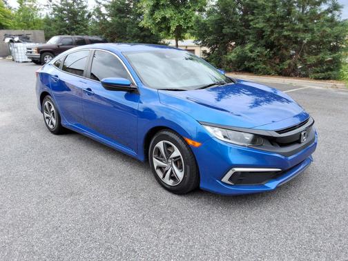 Aegean Blue Metallic 2019 Honda Civic LX