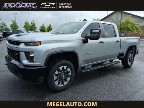 Silver Ice Metallic 2022 Chevrolet Silverado 2500 Custom