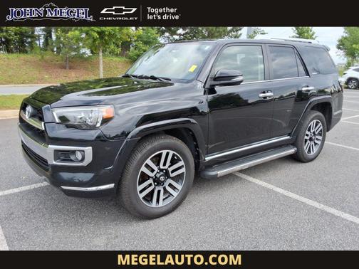 Midnight Black Metallic 2016 Toyota 4Runner Limited