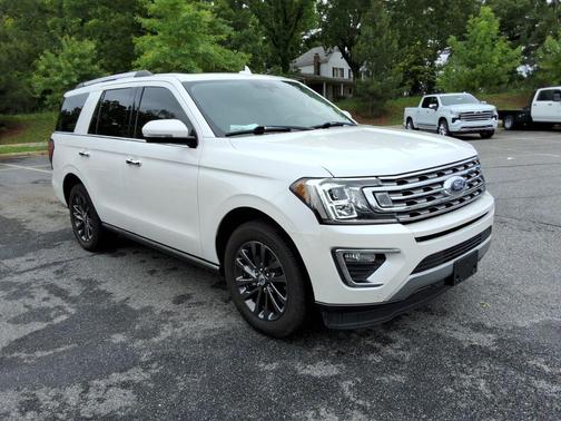 White Platinum Metallic Tri-Coat 2019 Ford Expedition Limited