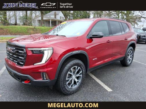 Volcanic Red Tintcoat 2024 GMC Acadia AT4
