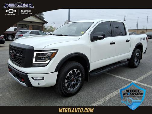 Glacier White 2024 Nissan Titan PRO-4X