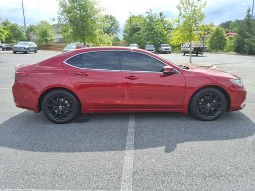 Red 2020 Acura TLX Base