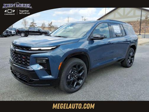 Lakeshore Blue Metallic 2026 Chevrolet Traverse RS