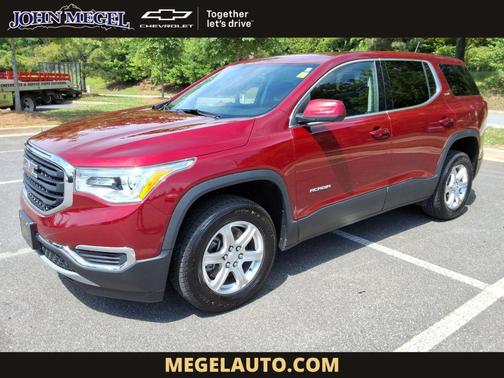 Red Quartz Tintcoat 2019 GMC Acadia SLE-1