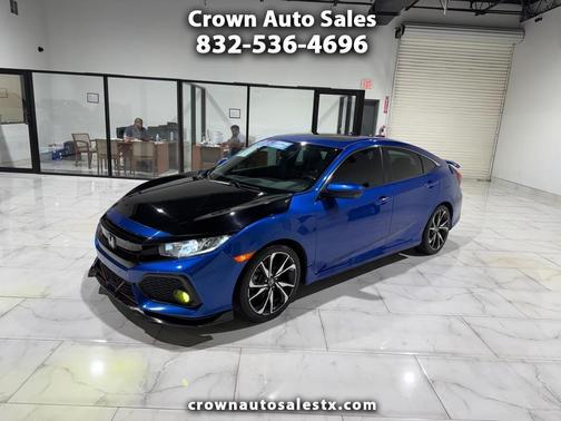 Blue 2017 Honda Civic Si