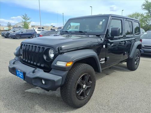 Black Clearcoat 2018 Jeep Wrangler Unlimited Sport