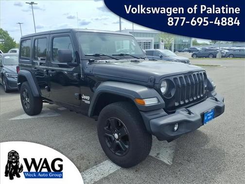 Black Clearcoat 2018 Jeep Wrangler Unlimited Sport