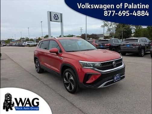 Kings Red Metallic 2024 Volkswagen Taos 1.5T SE