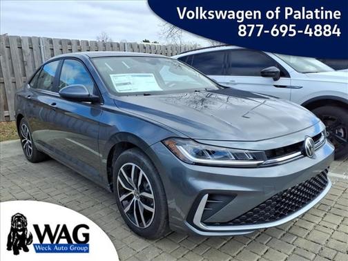 Platinum Gray Metallic 2026 Volkswagen Jetta 1.4T SE