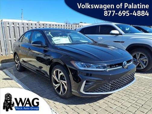 Deep Black Pearl 2026 Volkswagen Jetta 1.4T SEL