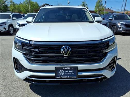 Opal White Pearl 2024 Volkswagen Atlas 2.0T SEL Premium R-Line 4MOTION
