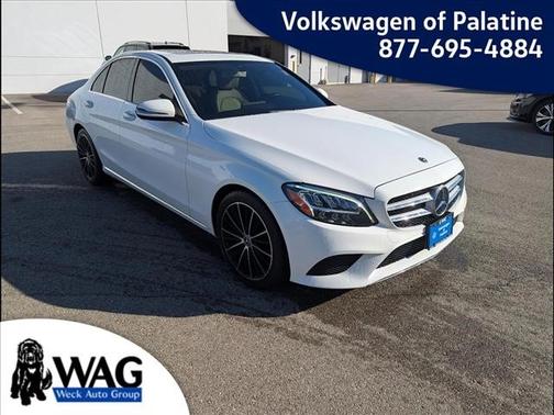 White 2019 Mercedes-Benz C-Class C 300 SEDAN